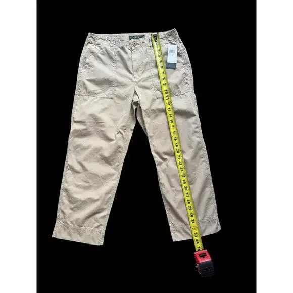 Lauren Ralph Lauren Women's Straight-Leg Cropped Pants Size 6  New - Picture 2 of 5